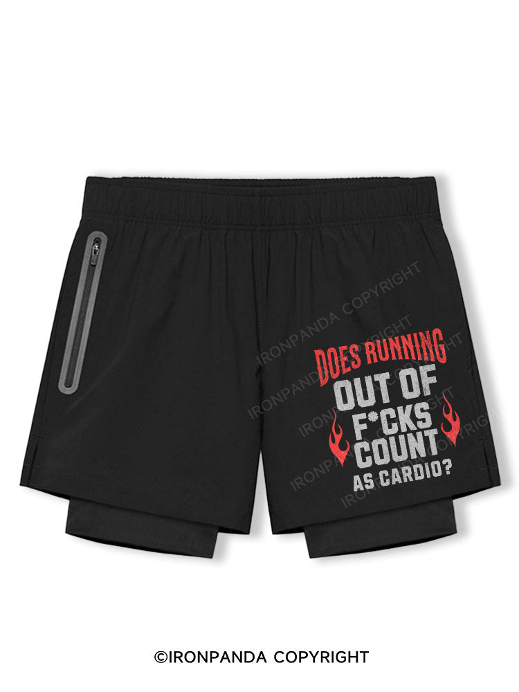 does running out of f*cks count as cardio Breathable Training Shorts