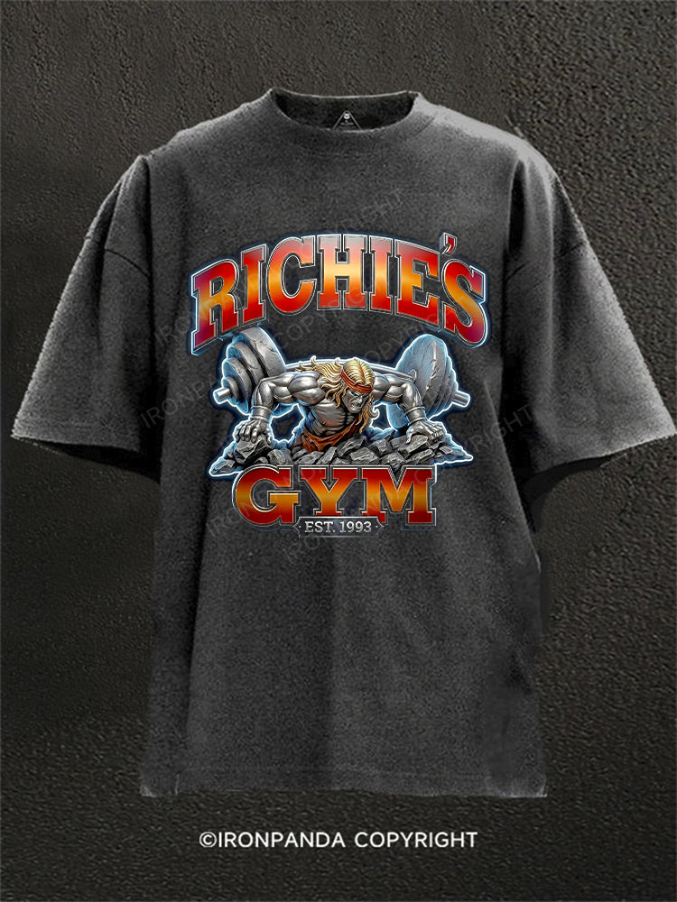 Richies Gym Washed Gym Shirt