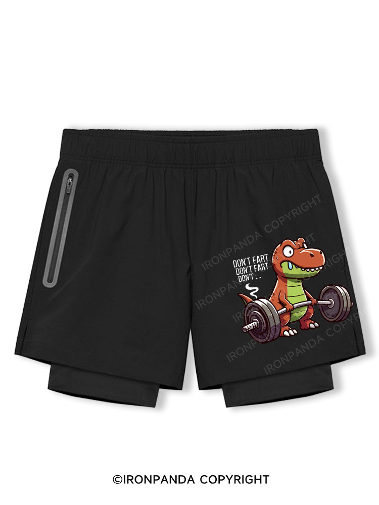 don't fart Breathable Training Shorts