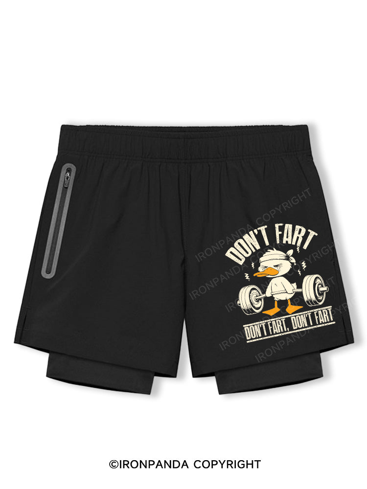 don't fart duck Breathable Training Shorts
