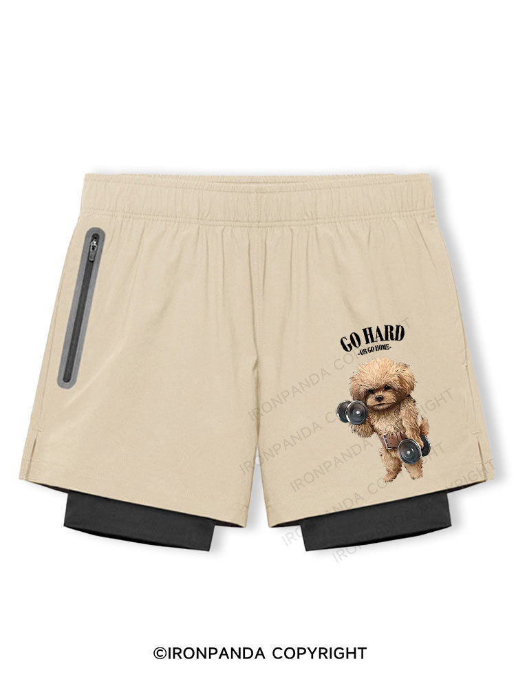 Go hard or go home Breathable Training Shorts