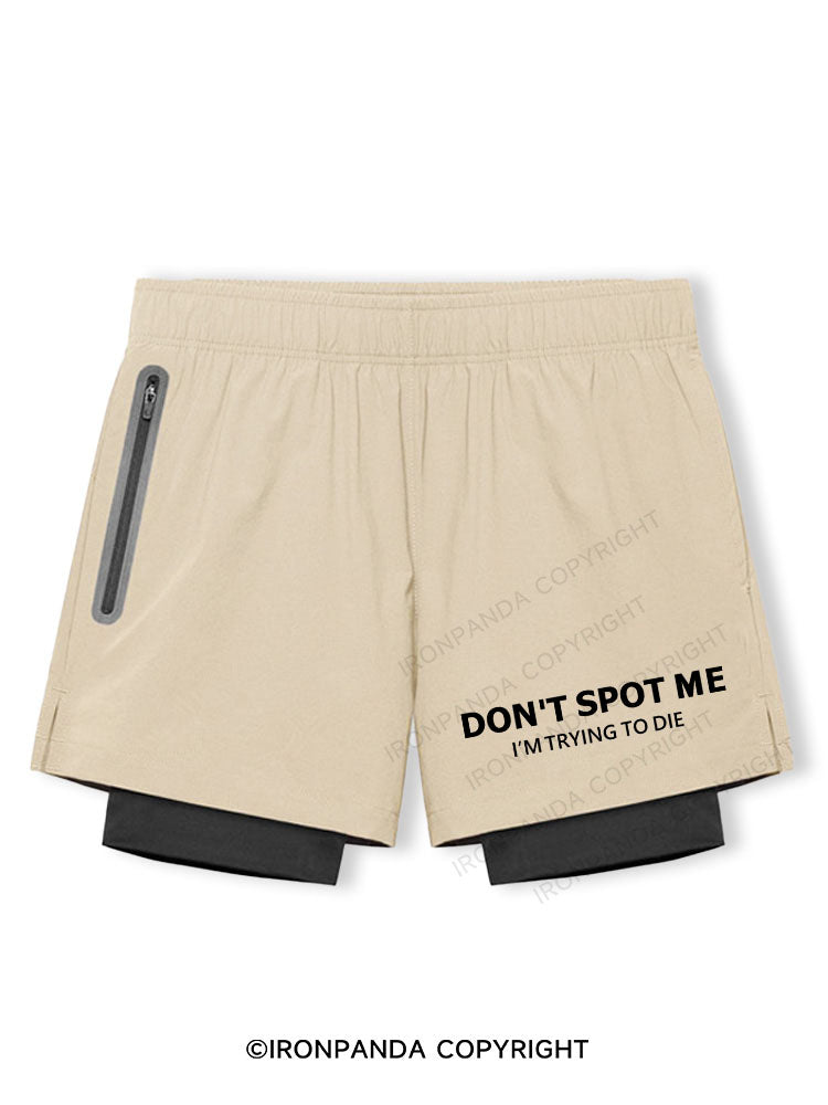 Don't spot me Breathable Training Shorts