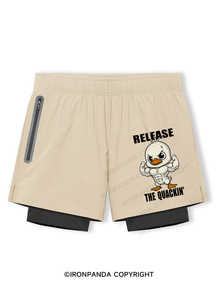 release the quackin' Breathable Training Shorts