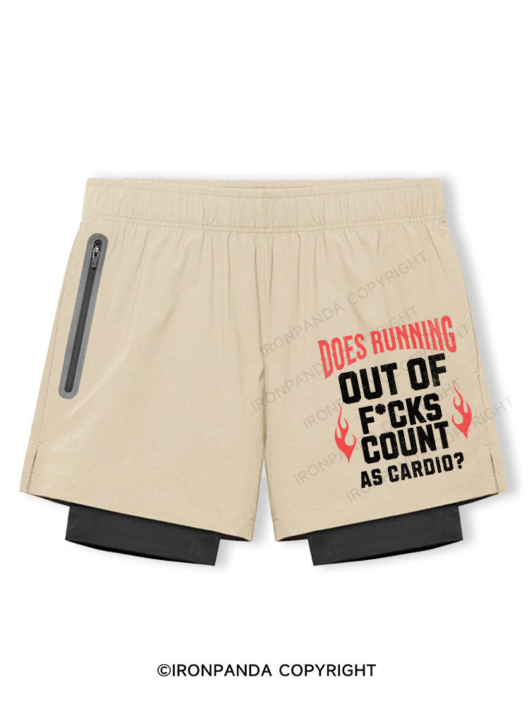 does running out of f*cks count as cardio Breathable Training Shorts