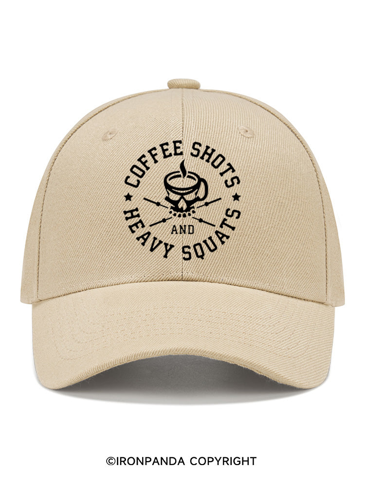 Ironpanda Coffee Shots Heavy Squats Gym Cap