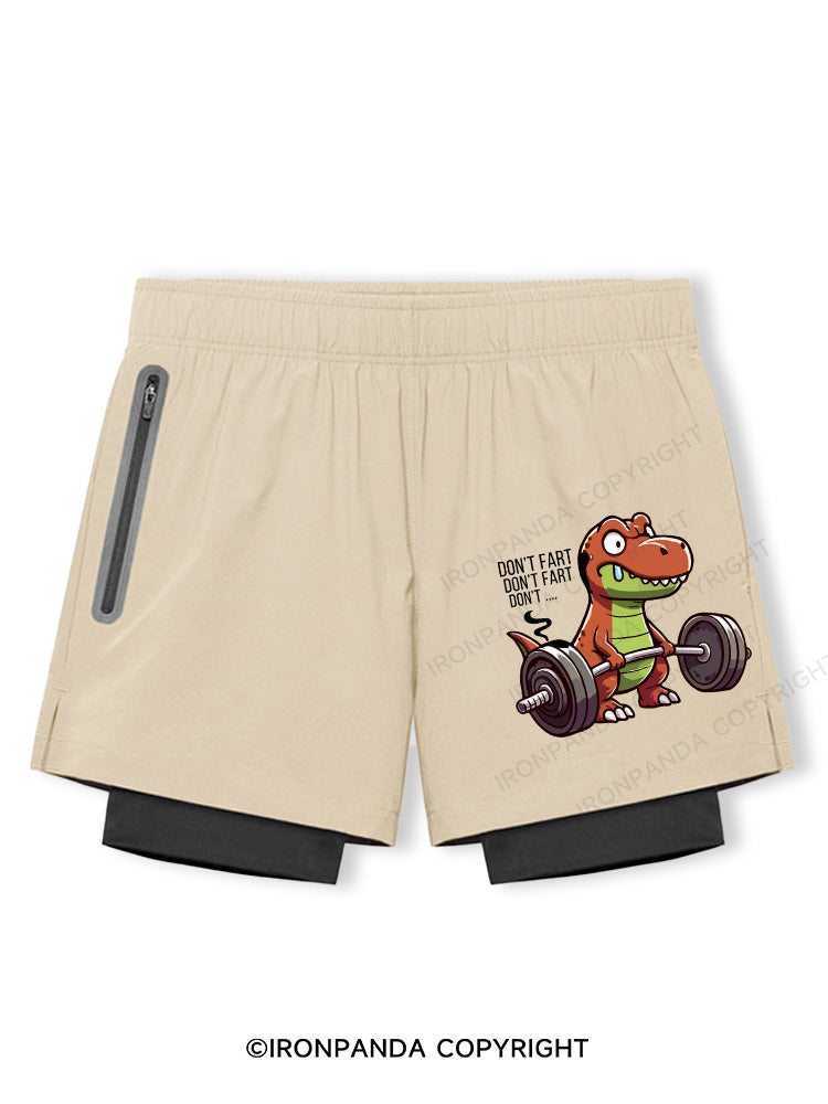 don't fart Breathable Training Shorts