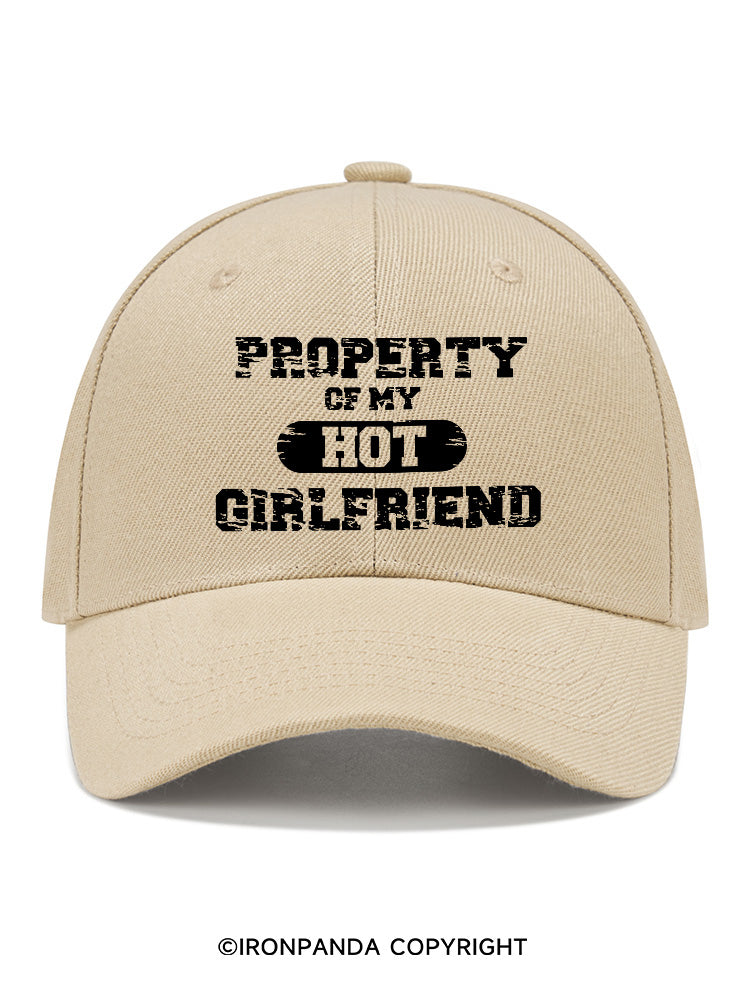 Ironpanda PROPERTY OF MY HOT GIRLFRIEND Gym Cap