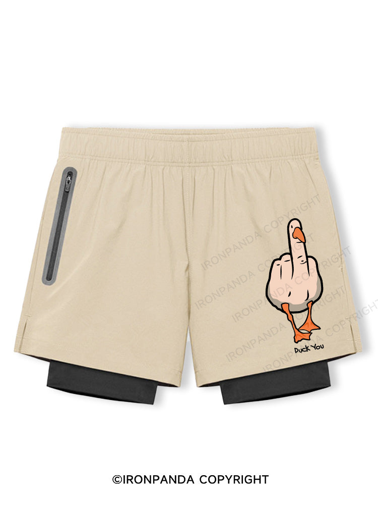 duck in respectfully Breathable Training Shorts