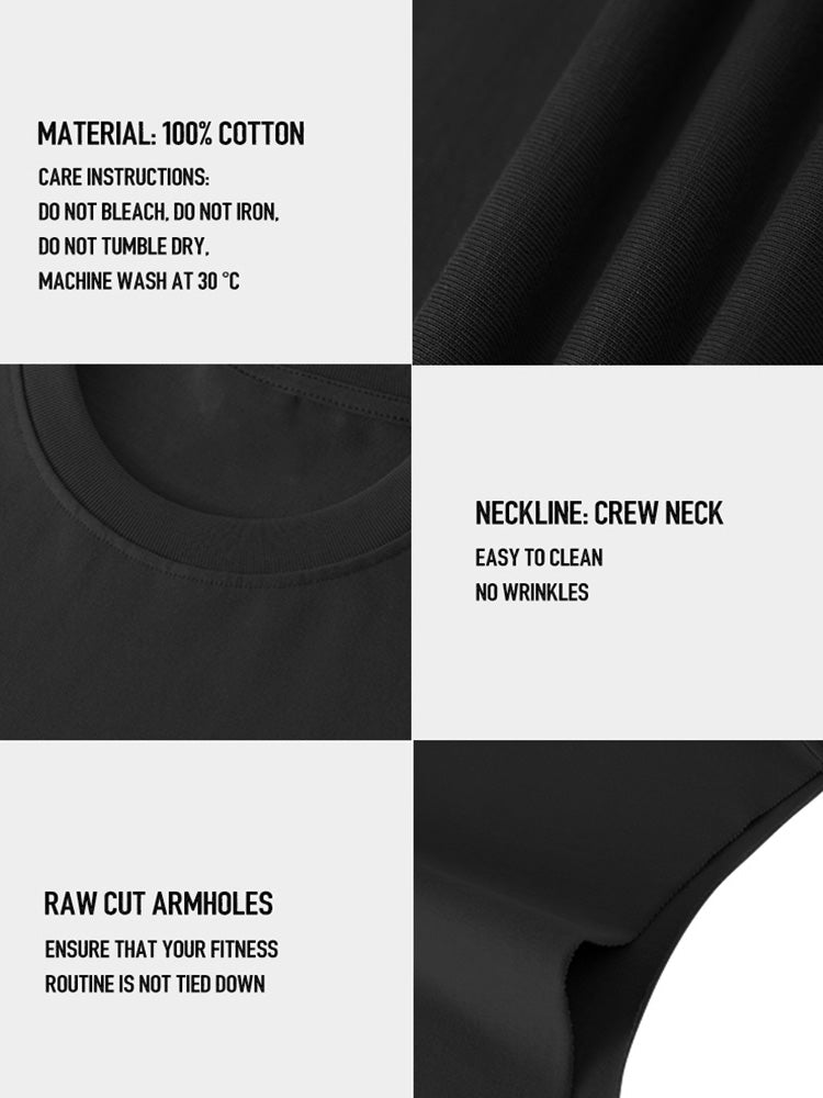 Black Panther with headphones Cut Off Tank