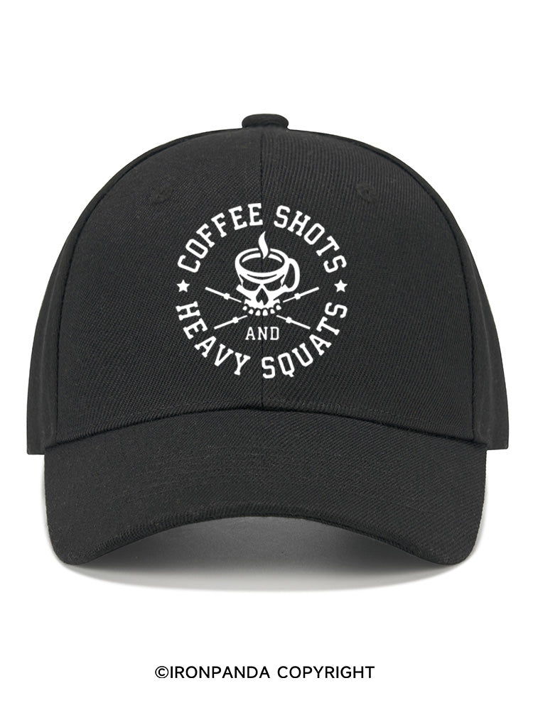 Ironpanda Coffee Shots Heavy Squats Gym Cap
