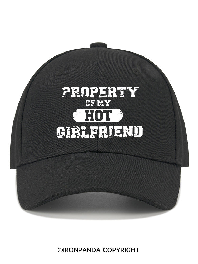 Ironpanda PROPERTY OF MY HOT GIRLFRIEND Gym Cap