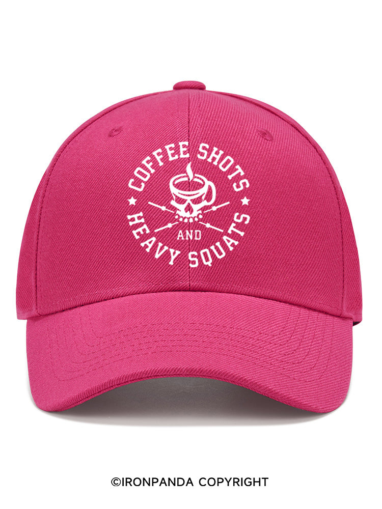 Ironpanda Coffee Shots Heavy Squats Gym Cap