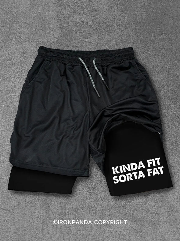 Kinda Fit Sorta Fat Performance Training Shorts
