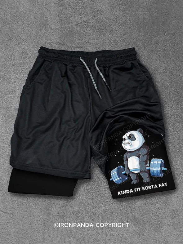 Kinda Fit Sorta Fat Performance Training Shorts
