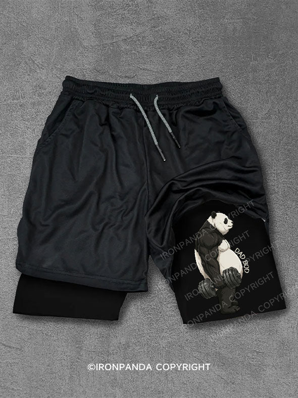 Dad Bod Panda Performance Training Shorts