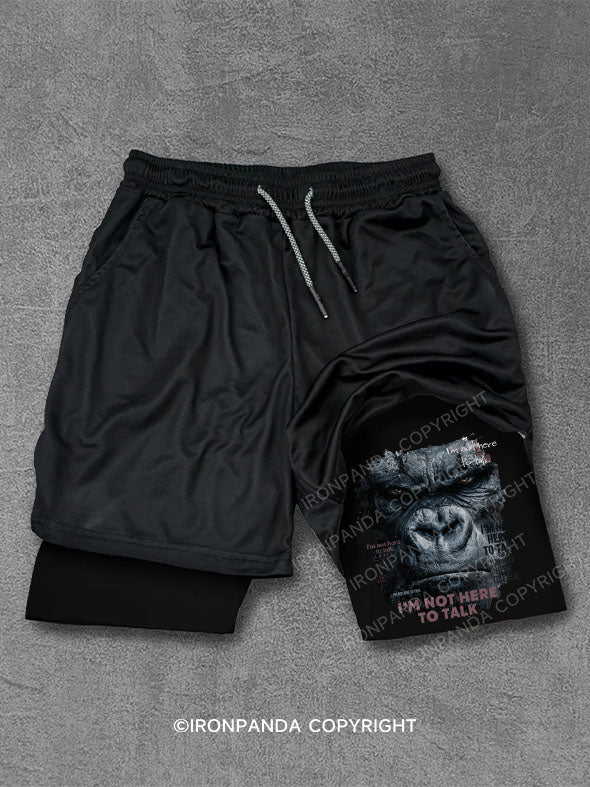 IM NOT HERE TO TANK Performance Training Shorts