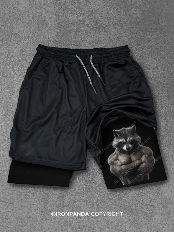 Muscle raccoon Performance Training Shorts