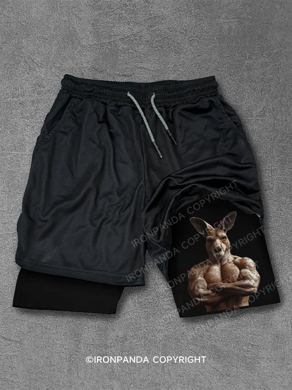muscular kangaroo Performance Training Shorts