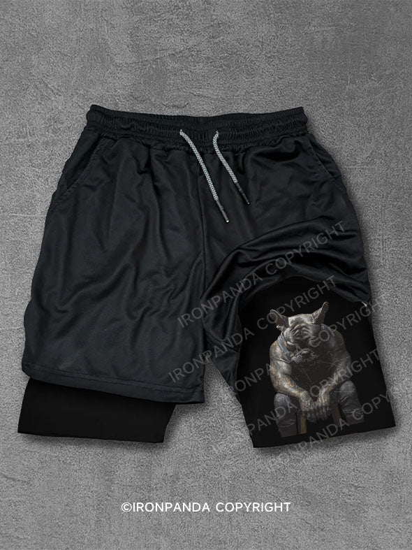 I'm tired Bulldog Performance Training Shorts
