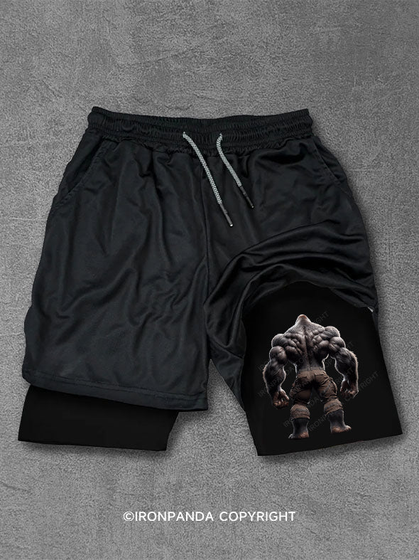 Chimpanzee Back Performance Training Shorts