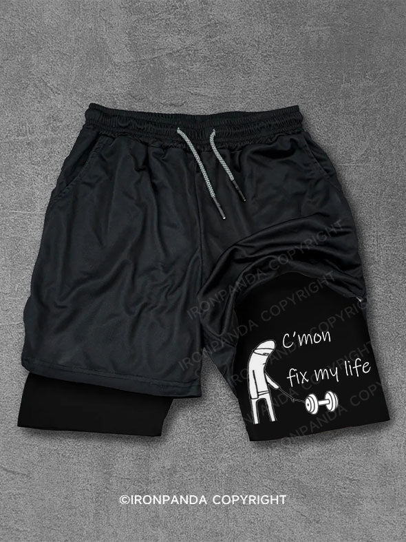 c‘mon fix my life Performance Training Shorts