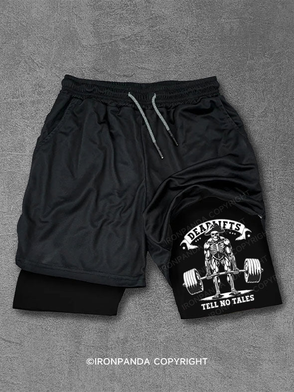 Deadlifts Tell No Tales Performance Training Shorts