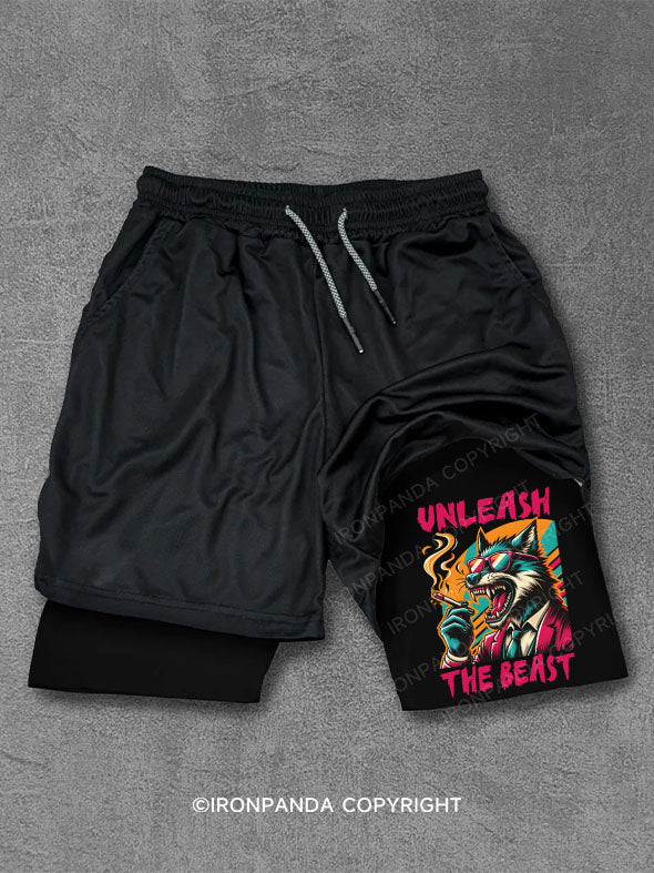 UNLEASH THE BEAST Performance Training Shorts