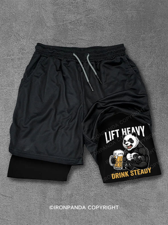 Lift Heavy Drink Steady Performance Training Shorts