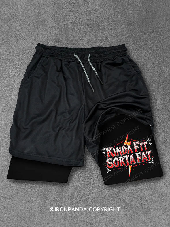 Kinda Fit Sorta Fat Performance Training Shorts