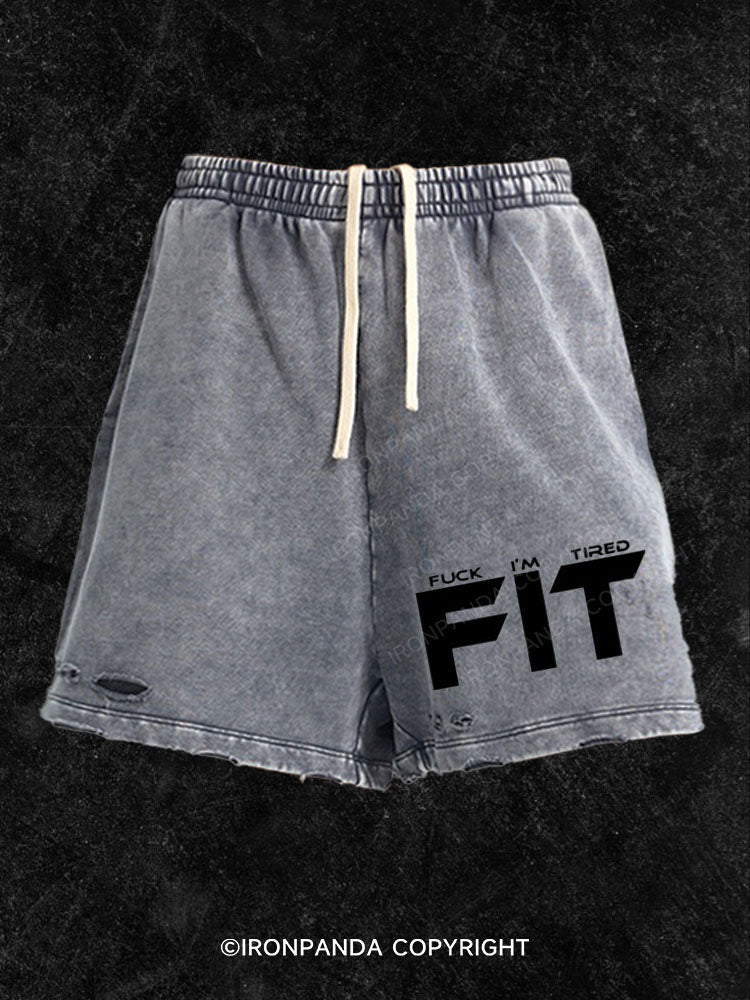 FIT Washed Gym Shorts