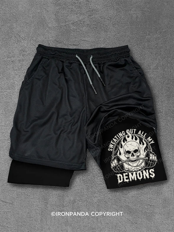 Sweating Out All My Demon Performance Training Shorts