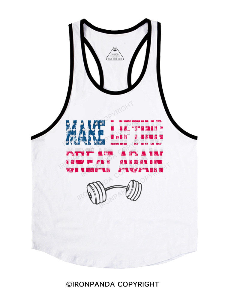 make lifting great again Stringer Gym Vest
