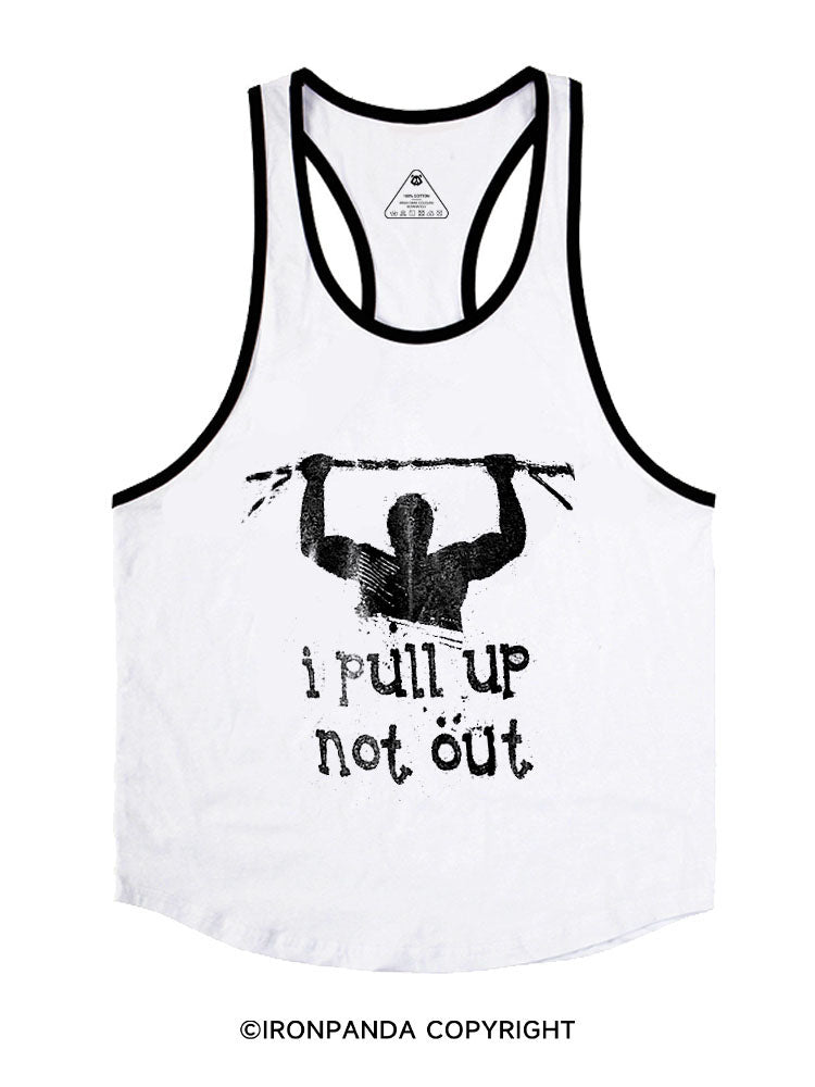 I pull up not out Stringer Gym Vest