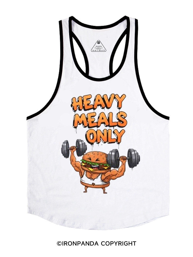 HEAVY MEALS ONLY Stringer Gym Vest