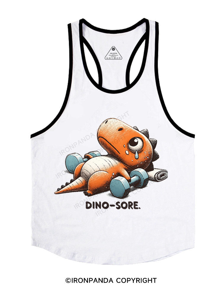 Dino-Sore After Workout Stringer Gym Vest
