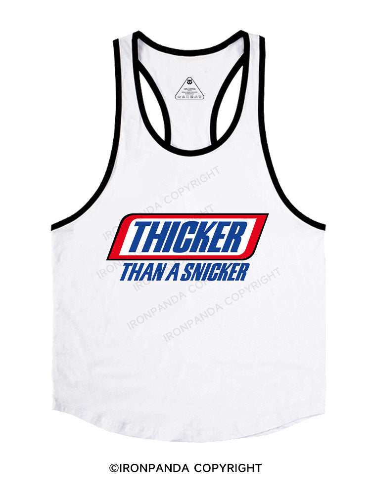 thicker than a snicker Stringer Gym Vest