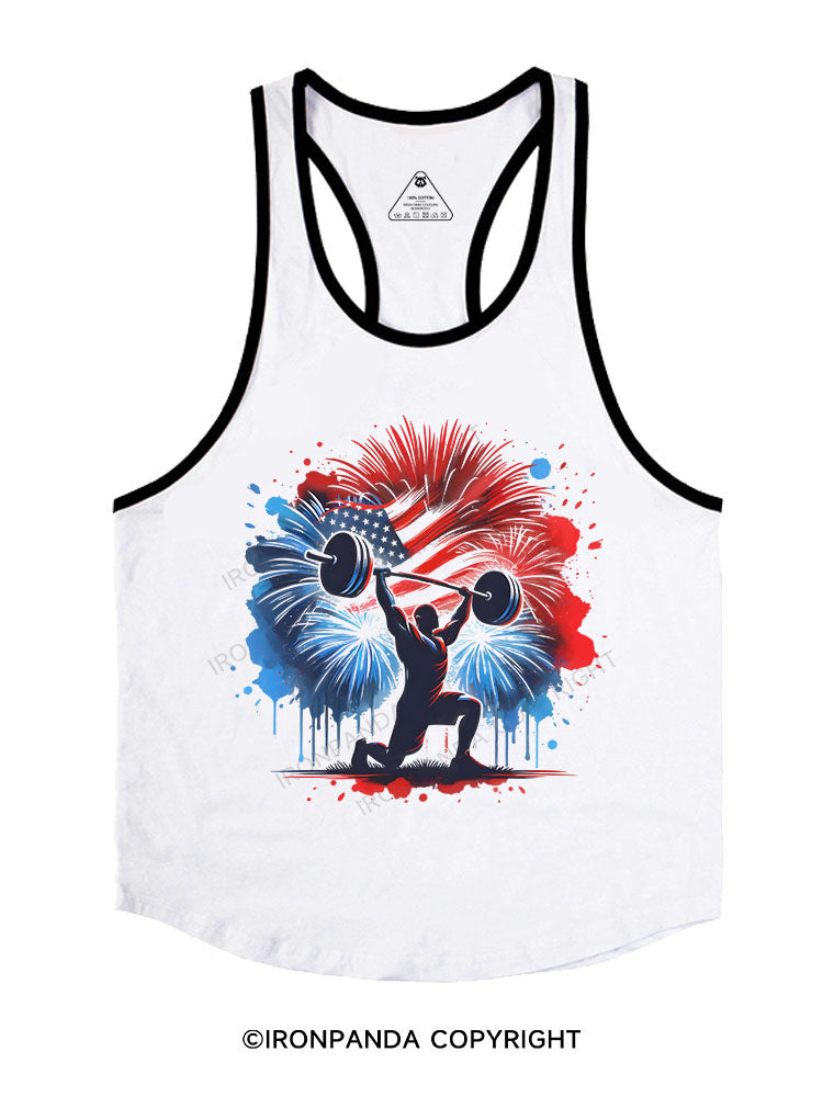 independence Day Stringer Gym Vest