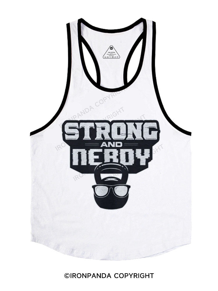 STRONG AND NERDY Stringer Gym Vest