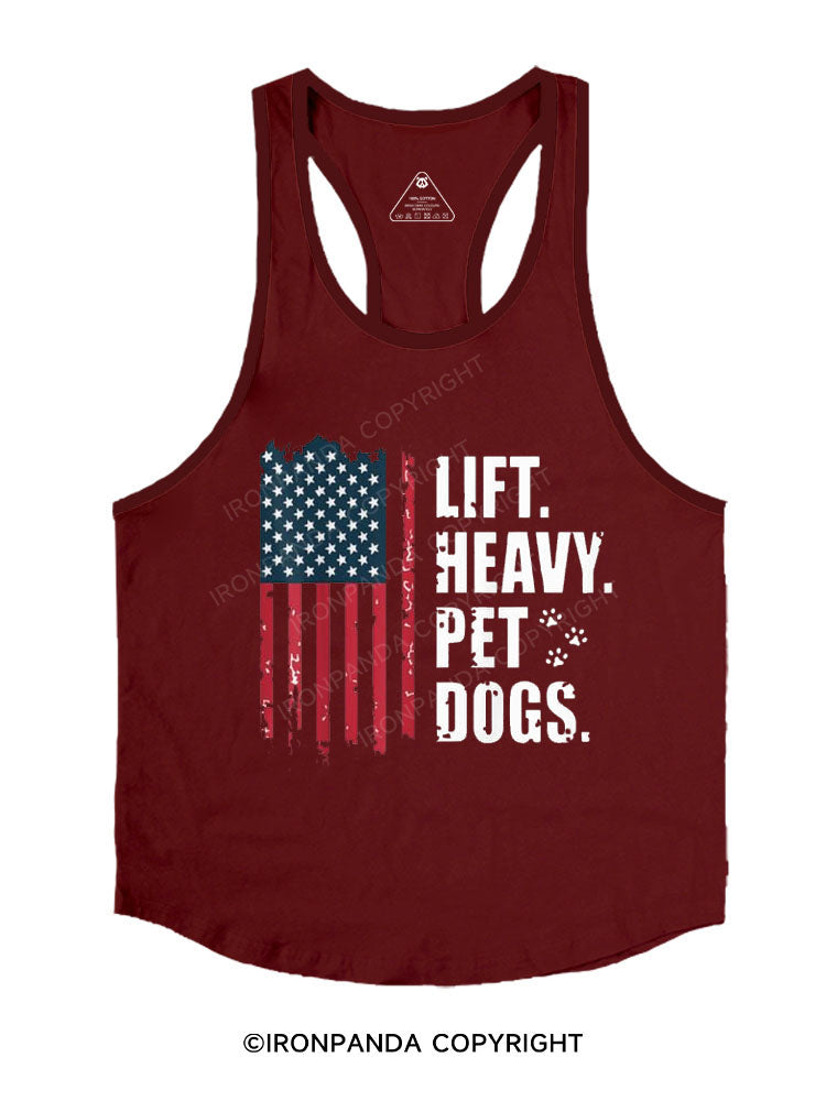 LIFT HEAVY. PET DOGS Stringer Gym Vest