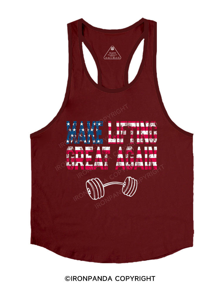 make lifting great again Stringer Gym Vest