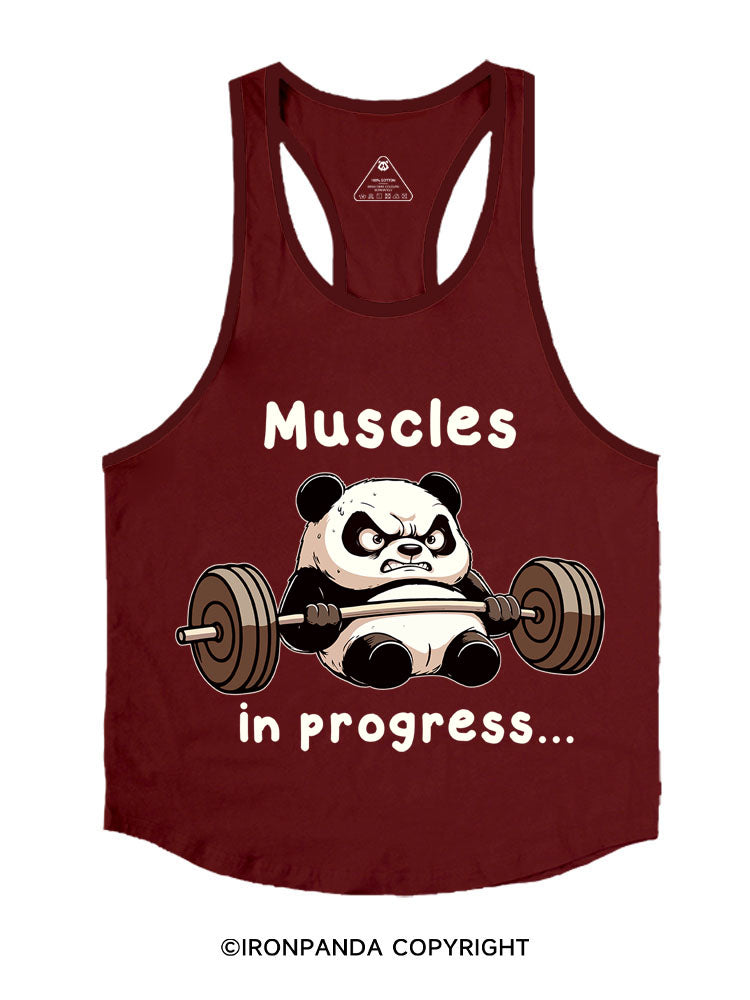 muscles in progress panda Stringer Gym Vest