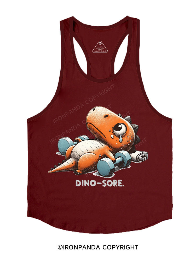Dino-Sore After Workout Stringer Gym Vest