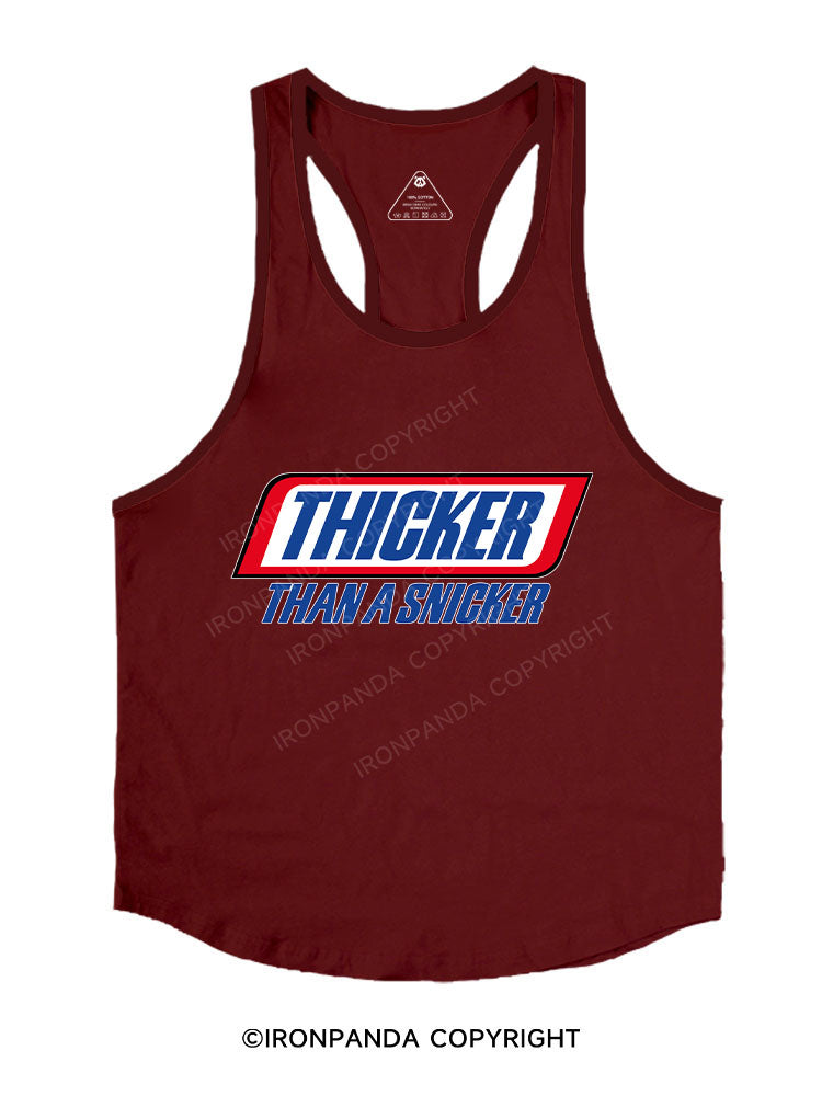 thicker than a snicker Stringer Gym Vest