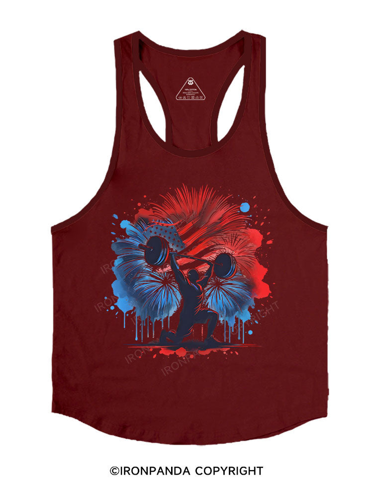 independence Day Stringer Gym Vest