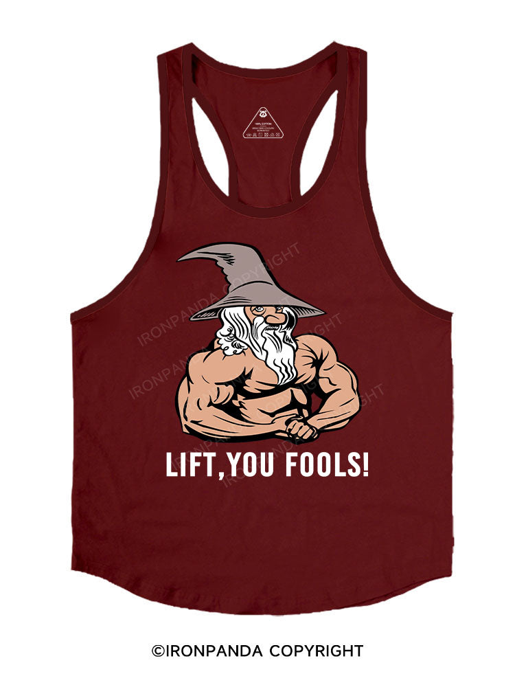 Lift You Fool Stringer Gym Vest
