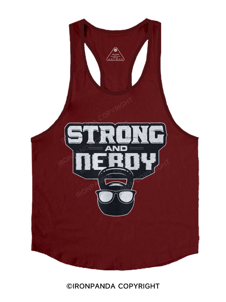 STRONG AND NERDY Stringer Gym Vest