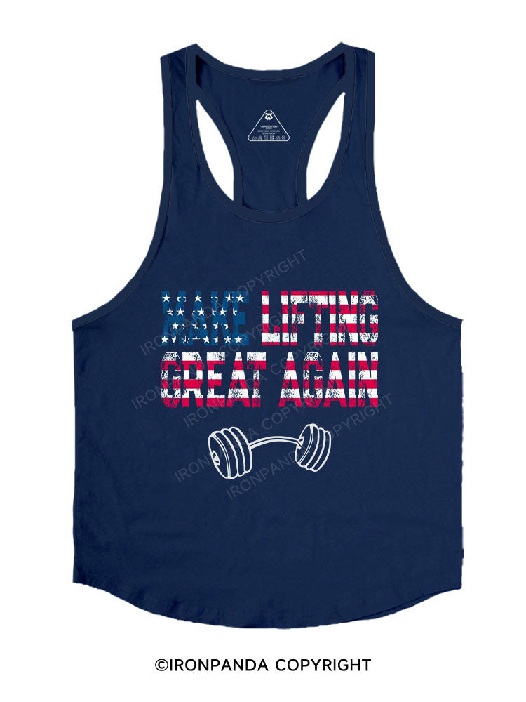 make lifting great again Stringer Gym Vest