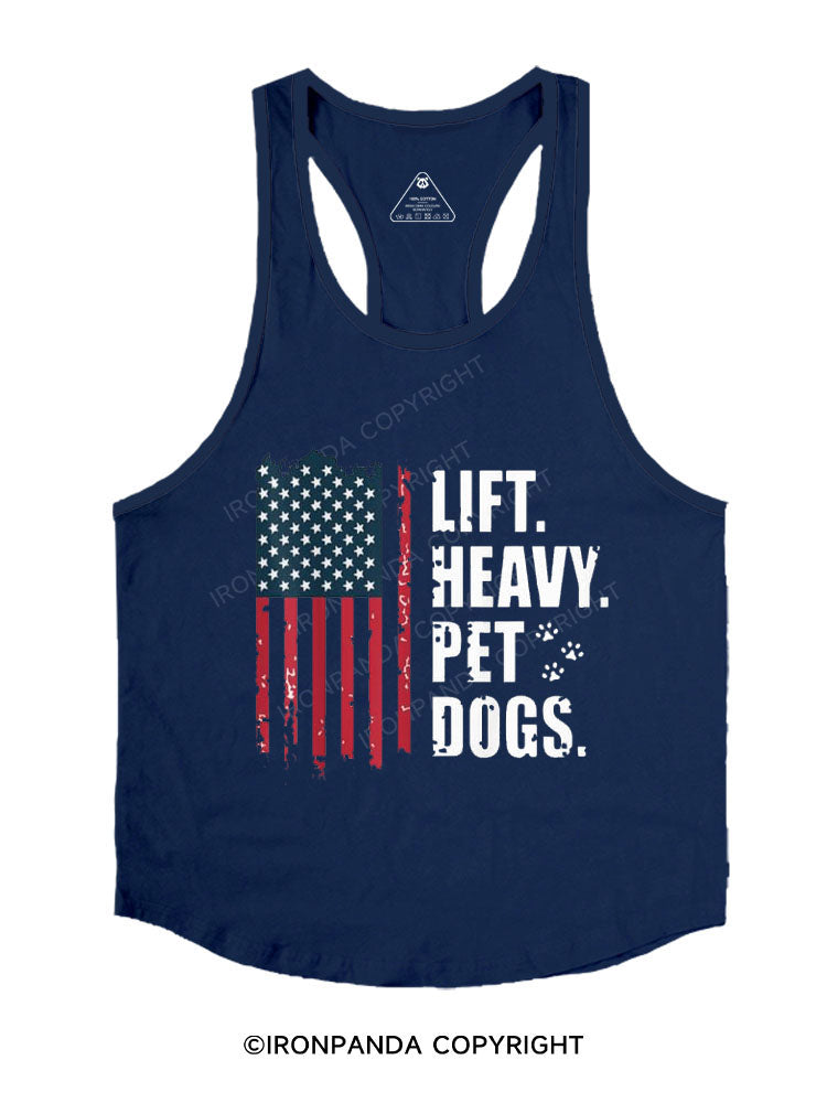 LIFT HEAVY. PET DOGS Stringer Gym Vest