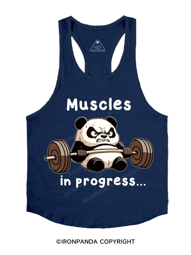 muscles in progress panda Stringer Gym Vest