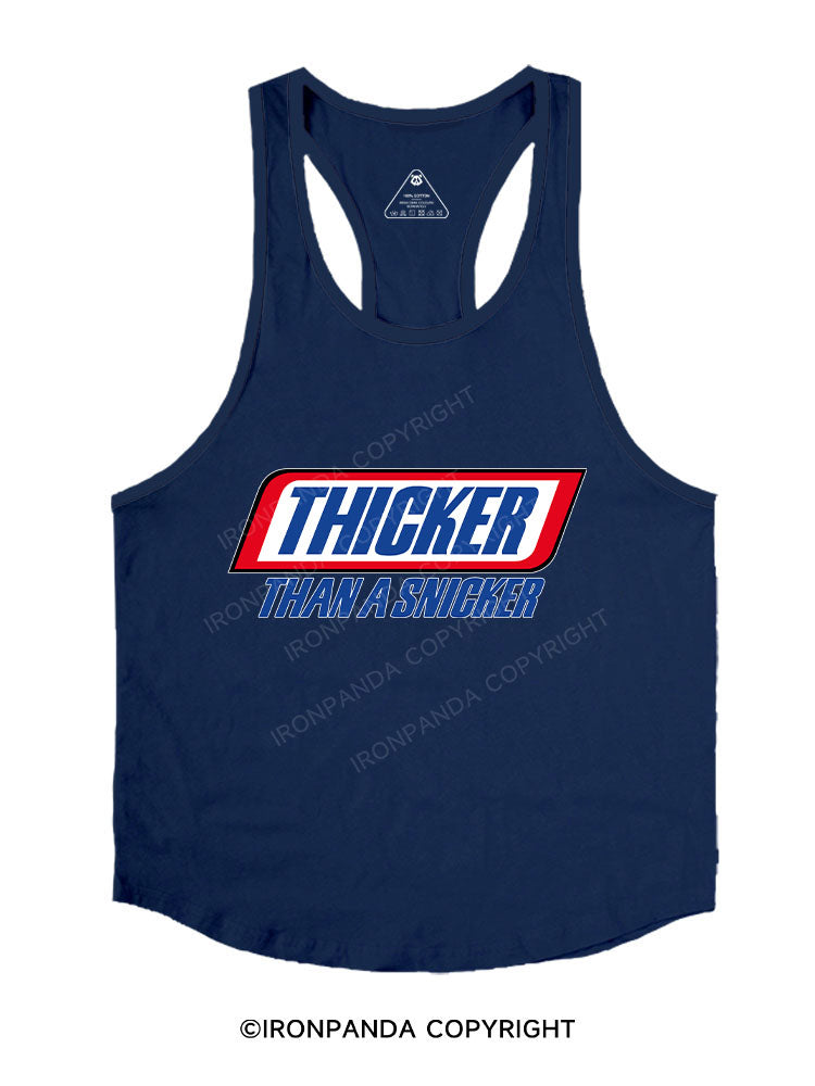 thicker than a snicker Stringer Gym Vest